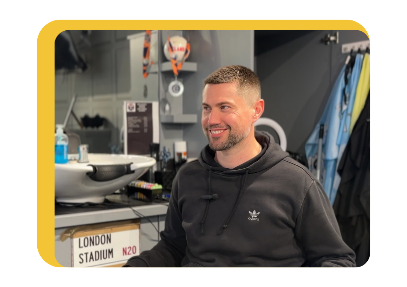 Wilson's Barber Shop | Beewise Card machine for small business